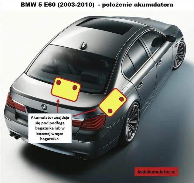 Akumulator w BMW E60
