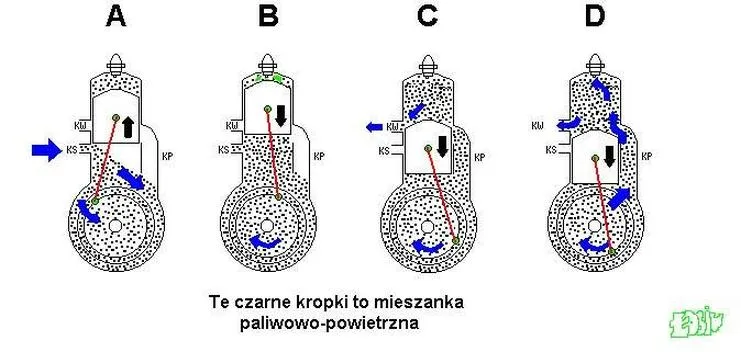 Działanie silnika