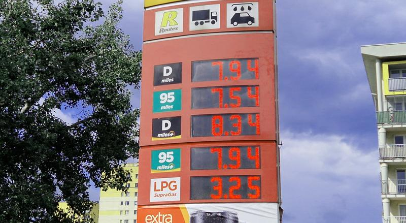 Koszt benzyny w 2026 roku