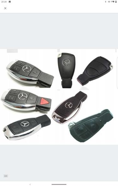 Rozbieranie kluczyka Mercedes
